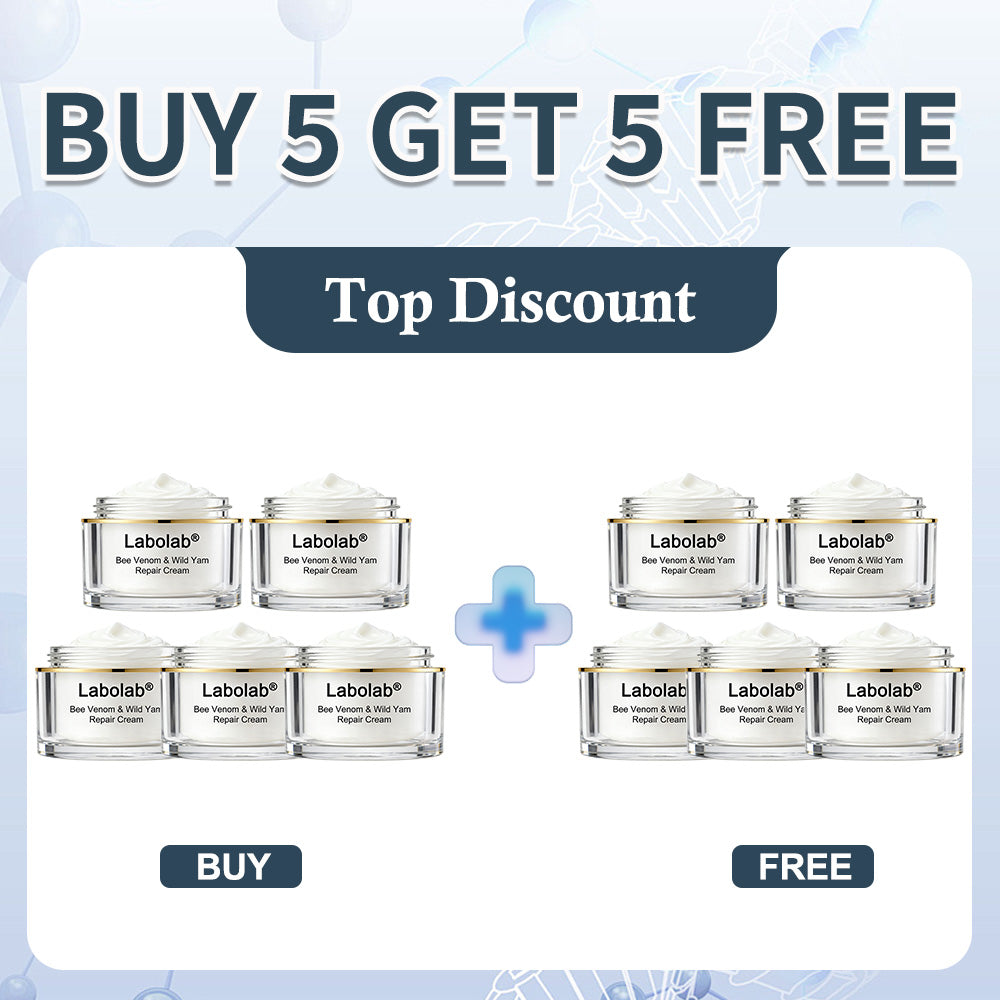 Labolab® USP Bee Venom & Wild Yam Repair Cream For Hormonal Balance, Anti-aging, Hydrating, Skin Repair, Even Tone, Preventing frostbite,Acne and Dark Spot Treatment, Wart and Mole Removal, Psoriasis Relief