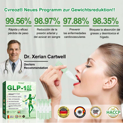 （备注：德国不跑，美国24号跑，其他国家随便）🇩🇪Zertifiziert durch das BfArM  👨‍🔬 Cvreoz® GLP-1 Acht-in-Eins Gesundheitslösung zum Einnehmen 🍀 Geeignet bei Fettleibigkeit, Herz-Kreislauf-Gesundheit, Diabetes, Schlafapnoe, Gelenkproblemen und mehr