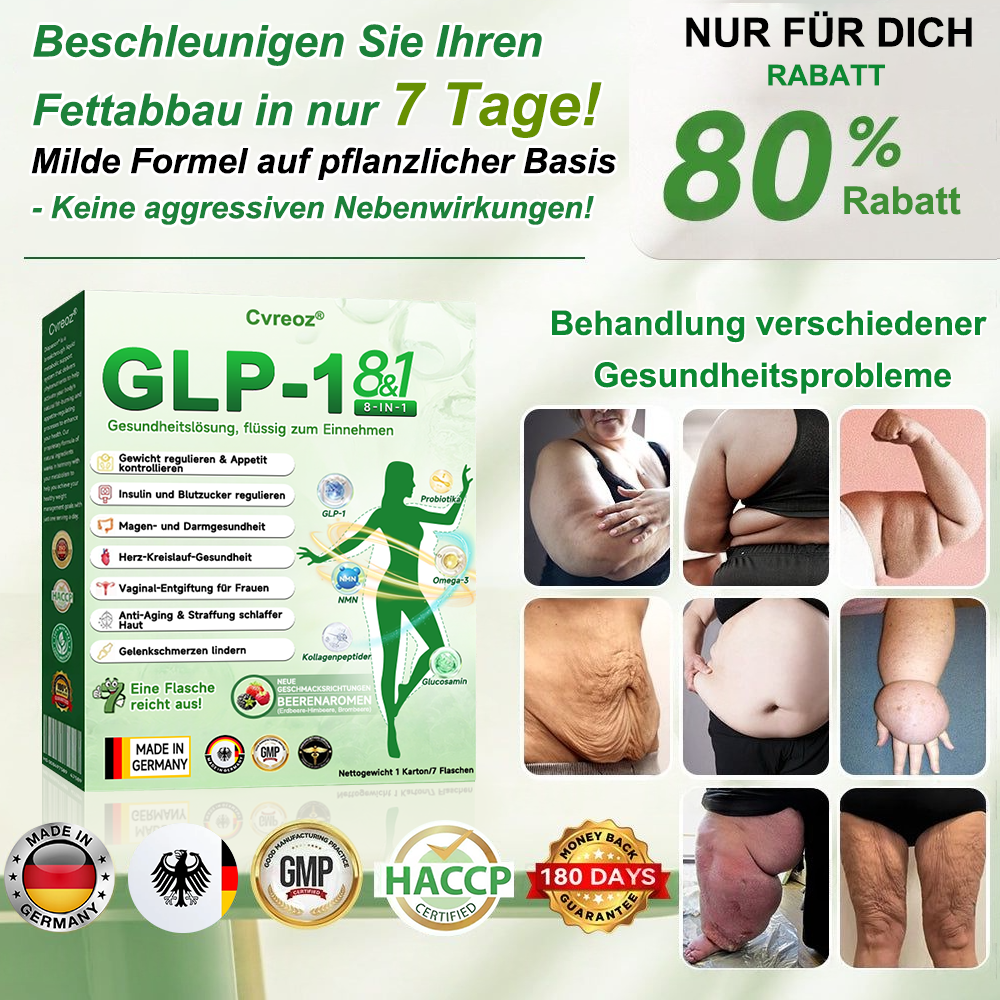 （备注：德国不跑，美国24号跑，其他国家随便）🇩🇪Zertifiziert durch das BfArM  👨‍🔬 Cvreoz® GLP-1 Acht-in-Eins Gesundheitslösung zum Einnehmen 🍀 Geeignet bei Fettleibigkeit, Herz-Kreislauf-Gesundheit, Diabetes, Schlafapnoe, Gelenkproblemen und mehr