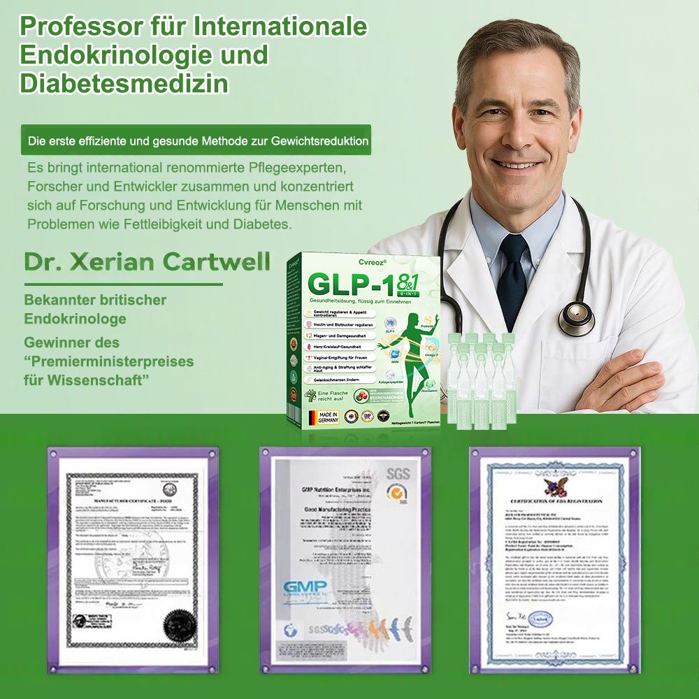 （备注：德国不跑，美国24号跑，其他国家随便）🇩🇪Zertifiziert durch das BfArM  👨‍🔬 Cvreoz® GLP-1 Acht-in-Eins Gesundheitslösung zum Einnehmen 🍀 Geeignet bei Fettleibigkeit, Herz-Kreislauf-Gesundheit, Diabetes, Schlafapnoe, Gelenkproblemen und mehr