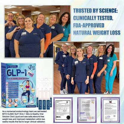 CVS Online Store | Myo Clinic Longevity GLP-1 8-in-1 Slim & Healthy Oral Solution(Once a day, visible results in 7 days) Supports obesity, cardiovascular health, diabetes, sleep apnea, gut health, joint issues, while also firming the skin