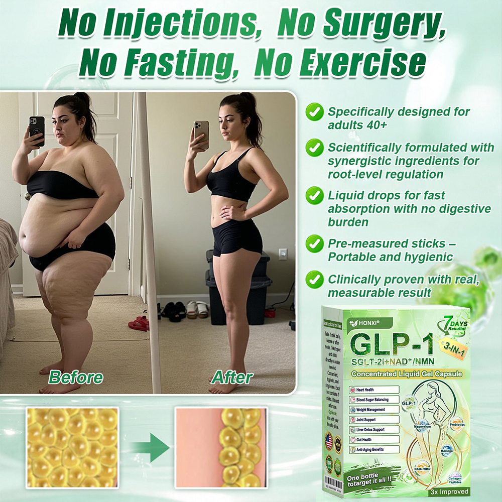 （备注：澳大利亚墨西哥12.1跑，其他随意）US Online | Honxi® 3-in-1(GLP-1+SGLT-2i+NAD⁺/NMN) Concentrated Liquid Gel Capsule