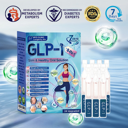 CVS Online Store | Myo Clinic Longevity GLP-1 8-in-1 Slim & Healthy Oral Solution(Once a day, visible results in 7 days) Supports obesity, cardiovascular health, diabetes, sleep apnea, gut health, joint issues, while also firming the skin