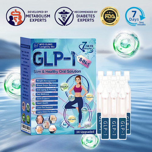 CVS Online Store | Myo Clinic Longevity GLP-1 8-in-1 Slim & Healthy Oral Solution(Once a day, visible results in 7 days) Supports obesity, cardiovascular health, diabetes, sleep apnea, gut health, joint issues, while also firming the skin