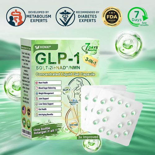（备注：澳大利亚墨西哥12.1跑，其他随意）US Online | Honxi® 3-in-1(GLP-1+SGLT-2i+NAD⁺/NMN) Concentrated Liquid Gel Capsule