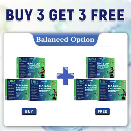 Labolab® GLP-1 & DHA & Multivitamins 9-in-1 USP Grade Slimming & Healthy Oral Solution(Once a day, results in 7 days), With 100 Billion CFU Active Probiotics, Supports weight management, heart health, diabetes, gut & women’s health, while firming skin.