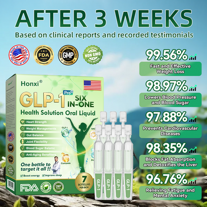 Honxi® 🏥 𝐺𝐿𝑃-𝟏 𝑺𝒊𝒙-𝒊𝒏-𝑶𝒏𝒆 𝑯𝒆𝒂𝒍𝒕𝒉 𝑺𝒐𝒍𝒖𝒕𝒊𝒐𝒏 𝑶𝒓𝒂𝒍 𝑳𝒊𝒒𝒖𝒊𝒅  (𝐉𝐮𝐬𝐭 𝐨𝐧𝐜𝐞 𝐚 𝐝𝐚𝐲, 𝐯𝐢𝐬𝐢𝐛𝐥𝐞 𝐜𝐡𝐚𝐧𝐠𝐞𝐬 𝐢𝐧 𝟕 𝐝𝐚𝐲𝐬） ✅ 𝐅𝐨𝐫 𝐨𝐛𝐞𝐬𝐢𝐭𝐲, 𝐜𝐚𝐫𝐝𝐢𝐨𝐯𝐚𝐬𝐜𝐮𝐥𝐚𝐫 𝐡𝐞𝐚𝐥𝐭𝐡, 𝐝𝐢𝐚𝐛𝐞𝐭𝐞𝐬, 𝐬𝐥𝐞𝐞𝐩 𝐚𝐩𝐧𝐞𝐚, 𝐆𝐮𝐭 𝐇𝐞𝐚𝐥𝐭𝐡, 𝐣𝐨𝐢𝐧𝐭 𝐢𝐬𝐬𝐮𝐞𝐬, 𝐚𝐧𝐝 𝐦𝐨𝐫𝐞💯