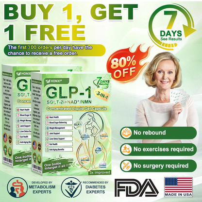 （备注：澳大利亚墨西哥12.1跑，其他随意）US Online | Honxi® 3-in-1(GLP-1+SGLT-2i+NAD⁺/NMN) Concentrated Liquid Gel Capsule