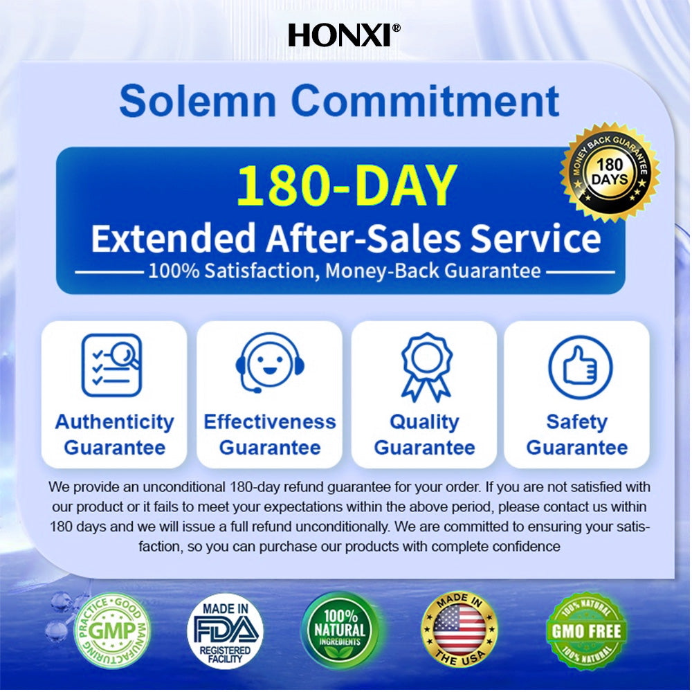 Official Store | Honxi® Longevity GLP-1 8-in-1 Slim & Healthy Oral Solution(Once a day, visible results in 7 days) Supports obesity, cardiovascular health, diabetes, sleep apnea, gut health, joint issues, while also firming the skin and boosting energy