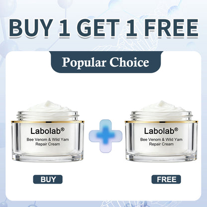 Labolab® USP Bee Venom & Wild Yam Repair Cream For Hormonal Balance, Anti-aging, Hydrating, Skin Repair, Even Tone, Preventing frostbite，Acne and Dark Spot Treatment, Wart and Mole Removal, Psoriasis Relief