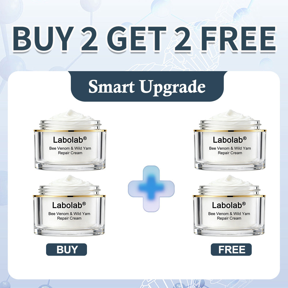 Labolab® USP Bee Venom & Wild Yam Repair Cream For Hormonal Balance, Anti-aging, Hydrating, Skin Repair, Even Tone, Preventing frostbite，Acne and Dark Spot Treatment, Wart and Mole Removal, Psoriasis Relief