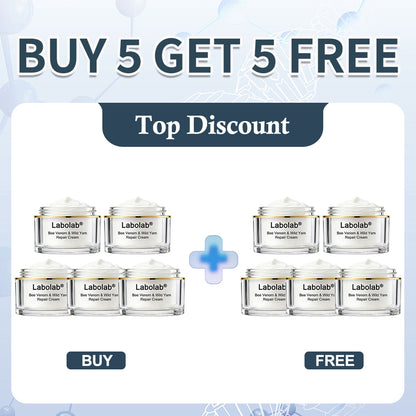 Labolab® USP Bee Venom & Wild Yam Repair Cream For Hormonal Balance, Anti-aging, Hydrating, Skin Repair, Even Tone, Preventing frostbite，Acne and Dark Spot Treatment, Wart and Mole Removal, Psoriasis Relief