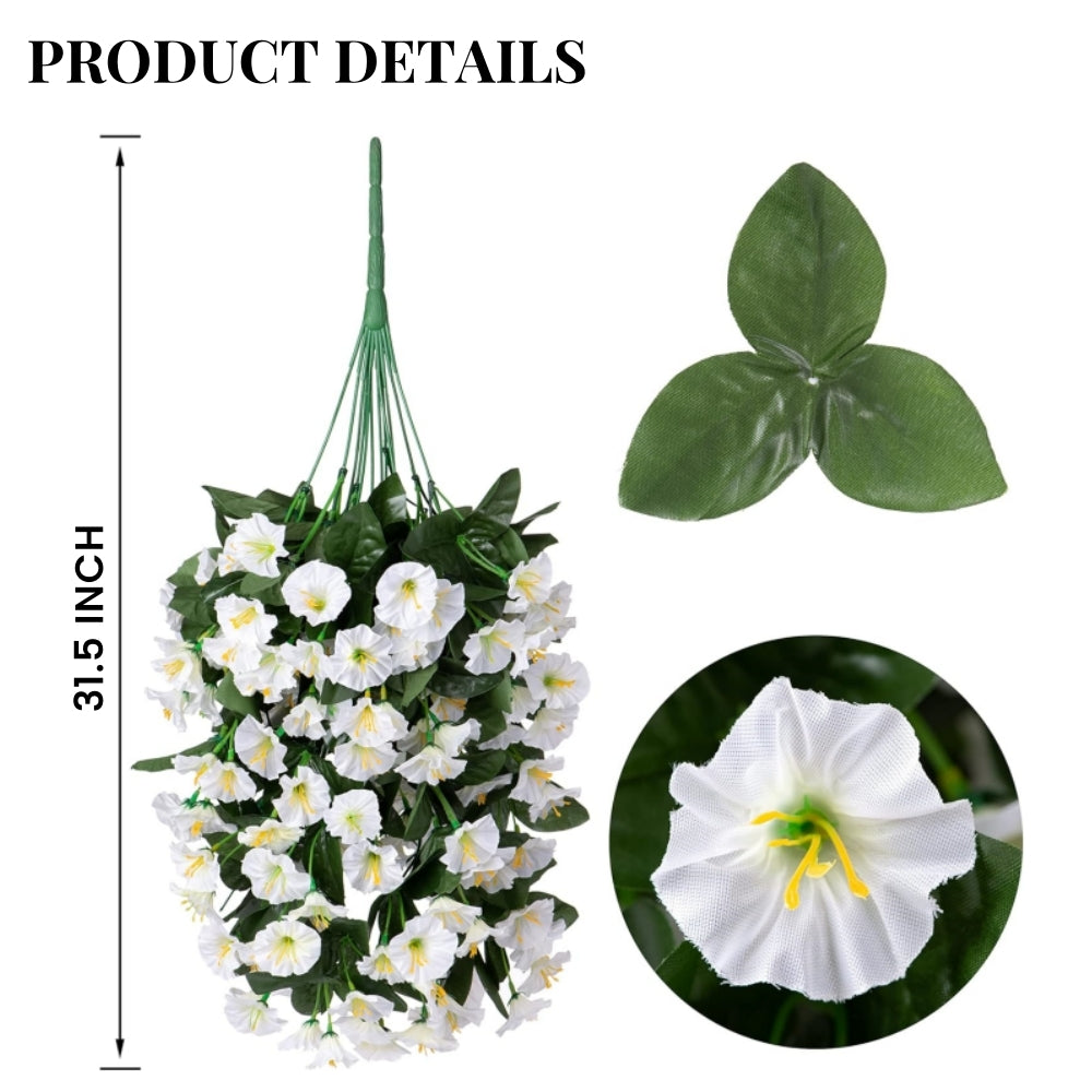 On Sale-Artificial Faux Hanging Flowers Plants - UV resistant, Waterproof,Windproof