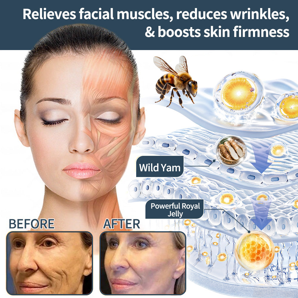 Labolab® USP Bee Venom & Wild Yam Repair Cream For Hormonal Balance, Anti-aging, Hydrating, Skin Repair, Even Tone, Preventing frostbite，Acne and Dark Spot Treatment, Wart and Mole Removal, Psoriasis Relief