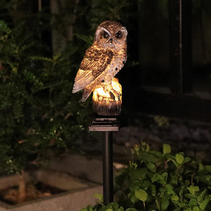 Halloween Pre Sale--Free shipping🔥Waterproof Solar Owl Light – LED Pathway Light for Lawn, Garden & Outdoor Decor